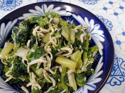 しらすと白菜&ほうれん草のお浸し☆